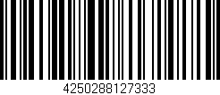 Código de barras (EAN, GTIN, SKU, ISBN): '4250288127333'