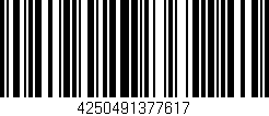 Código de barras (EAN, GTIN, SKU, ISBN): '4250491377617'