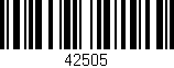 Código de barras (EAN, GTIN, SKU, ISBN): '42505'