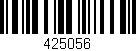 Código de barras (EAN, GTIN, SKU, ISBN): '425056'