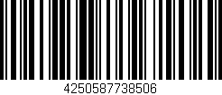 Código de barras (EAN, GTIN, SKU, ISBN): '4250587738506'
