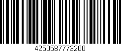 Código de barras (EAN, GTIN, SKU, ISBN): '4250587773200'