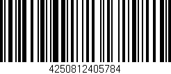 Código de barras (EAN, GTIN, SKU, ISBN): '4250812405784'
