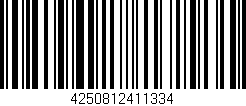 Código de barras (EAN, GTIN, SKU, ISBN): '4250812411334'