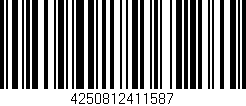 Código de barras (EAN, GTIN, SKU, ISBN): '4250812411587'