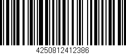 Código de barras (EAN, GTIN, SKU, ISBN): '4250812412386'