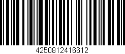 Código de barras (EAN, GTIN, SKU, ISBN): '4250812416612'