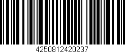 Código de barras (EAN, GTIN, SKU, ISBN): '4250812420237'