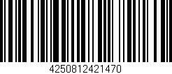 Código de barras (EAN, GTIN, SKU, ISBN): '4250812421470'