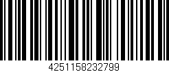 Código de barras (EAN, GTIN, SKU, ISBN): '4251158232799'