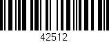 Código de barras (EAN, GTIN, SKU, ISBN): '42512'