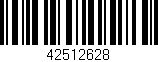 Código de barras (EAN, GTIN, SKU, ISBN): '42512628'