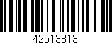 Código de barras (EAN, GTIN, SKU, ISBN): '42513813'