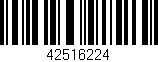 Código de barras (EAN, GTIN, SKU, ISBN): '42516224'