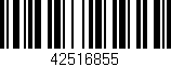 Código de barras (EAN, GTIN, SKU, ISBN): '42516855'