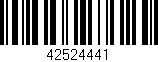 Código de barras (EAN, GTIN, SKU, ISBN): '42524441'