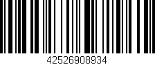 Código de barras (EAN, GTIN, SKU, ISBN): '42526908934'