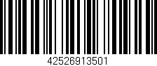 Código de barras (EAN, GTIN, SKU, ISBN): '42526913501'