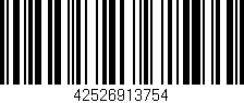 Código de barras (EAN, GTIN, SKU, ISBN): '42526913754'