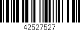 Código de barras (EAN, GTIN, SKU, ISBN): '42527527'