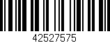 Código de barras (EAN, GTIN, SKU, ISBN): '42527575'