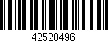 Código de barras (EAN, GTIN, SKU, ISBN): '42528496'