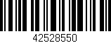 Código de barras (EAN, GTIN, SKU, ISBN): '42528550'