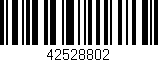 Código de barras (EAN, GTIN, SKU, ISBN): '42528802'