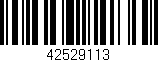 Código de barras (EAN, GTIN, SKU, ISBN): '42529113'