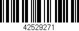 Código de barras (EAN, GTIN, SKU, ISBN): '42529271'