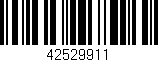 Código de barras (EAN, GTIN, SKU, ISBN): '42529911'