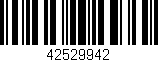 Código de barras (EAN, GTIN, SKU, ISBN): '42529942'