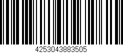Código de barras (EAN, GTIN, SKU, ISBN): '4253043883505'