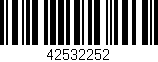 Código de barras (EAN, GTIN, SKU, ISBN): '42532252'