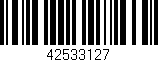 Código de barras (EAN, GTIN, SKU, ISBN): '42533127'