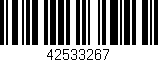 Código de barras (EAN, GTIN, SKU, ISBN): '42533267'