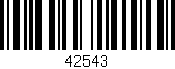 Código de barras (EAN, GTIN, SKU, ISBN): '42543'