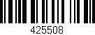 Código de barras (EAN, GTIN, SKU, ISBN): '425508'