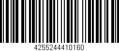 Código de barras (EAN, GTIN, SKU, ISBN): '4255244410160'