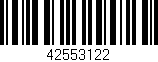 Código de barras (EAN, GTIN, SKU, ISBN): '42553122'
