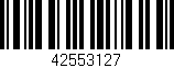 Código de barras (EAN, GTIN, SKU, ISBN): '42553127'