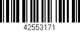 Código de barras (EAN, GTIN, SKU, ISBN): '42553171'