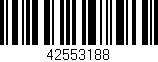 Código de barras (EAN, GTIN, SKU, ISBN): '42553188'