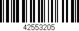 Código de barras (EAN, GTIN, SKU, ISBN): '42553205'