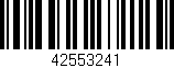 Código de barras (EAN, GTIN, SKU, ISBN): '42553241'