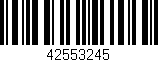 Código de barras (EAN, GTIN, SKU, ISBN): '42553245'