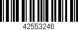 Código de barras (EAN, GTIN, SKU, ISBN): '42553246'