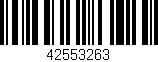Código de barras (EAN, GTIN, SKU, ISBN): '42553263'
