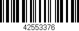 Código de barras (EAN, GTIN, SKU, ISBN): '42553376'