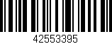 Código de barras (EAN, GTIN, SKU, ISBN): '42553395'